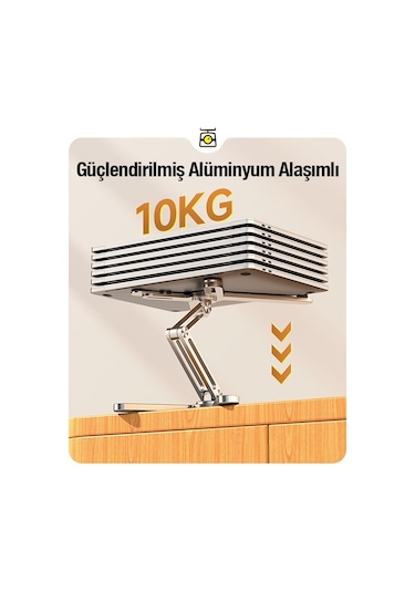 Ally Mc N86 Katlanabilir 360 Dönebilen Masaüstü Laptop Standı