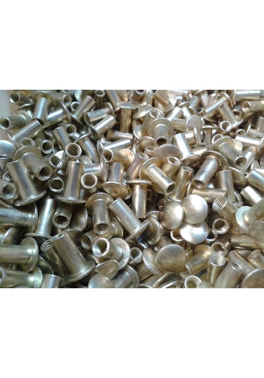 1.1 CM Dosya Klasör Menü Kartela Vidası Sarı 100 Adet