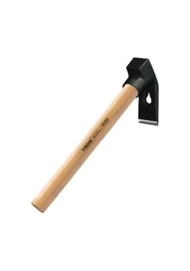 Sgs Ahşap Saplı Yekpare Boyalı Çelik Keser