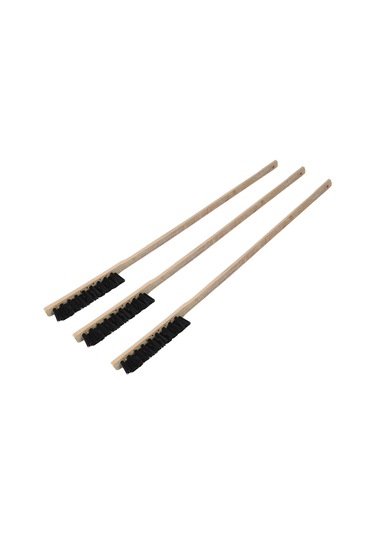 Moveevo Kuş Kafesi Temizleme Fırçası, Uzun Saplı Ahşap, Kolay Kullanim, 3 Adet Paket, Tüm Kafes Boyutları İçin Uygun