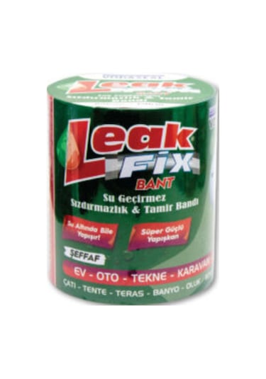 Leak Fix Yama Bant 100Mm X 1,5 Mt Şeffaf