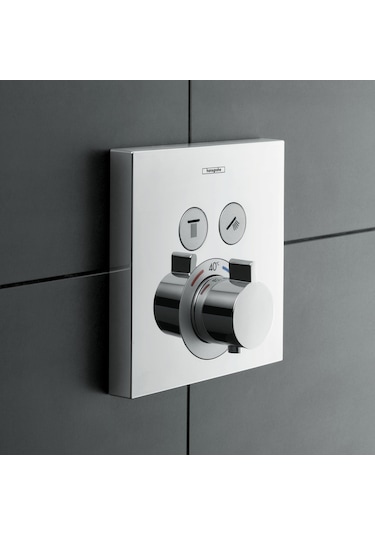 Hansgrohe Showerselect 2 Fonksiyonlu Termostatik Ankastre Duş Bat