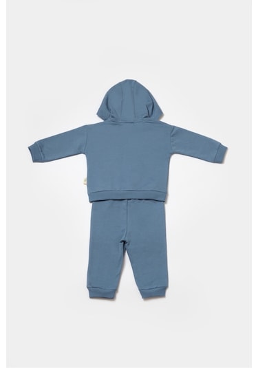 BabyCosy Organik Kapüşonlu Sweatshirt & Pantolon Seti Csy8001 001
