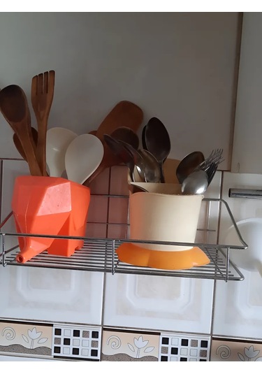 Potato Banyo Ve Mutfak İçin Cırt Cırtlı Raf 233155194 Krom