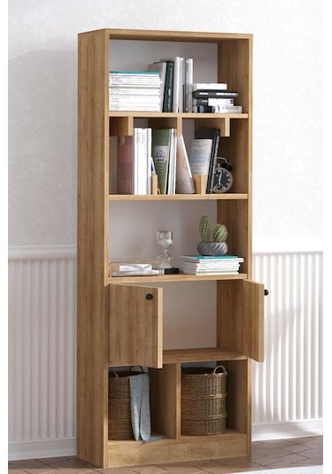 Decormet Marisa Kitaplık Safir Meşe Diğer