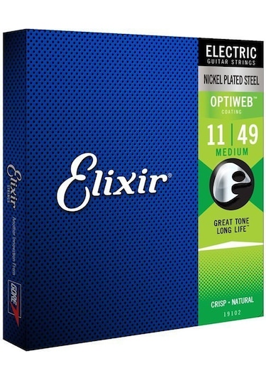 Elixir 011-049 Optiweb Elektro Gitar Teli 19102