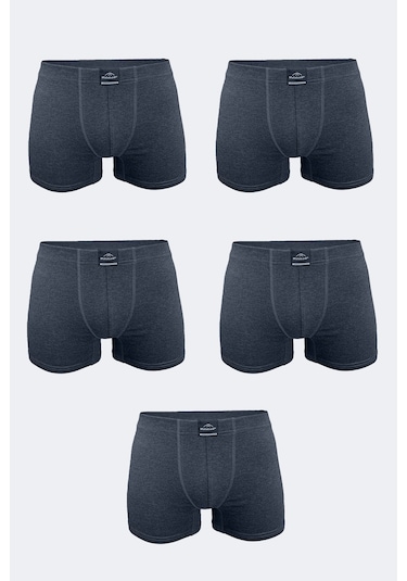 Malabadi Erkek Antrasit 5 Li Pamuk Elastan Boxer 5m074 Antrasit