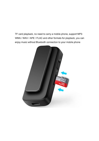 Sones T40 2'si 1 Arada Bluetooth 5.1 Alıcı Nfc Verici Araç Aux Adaptörü
