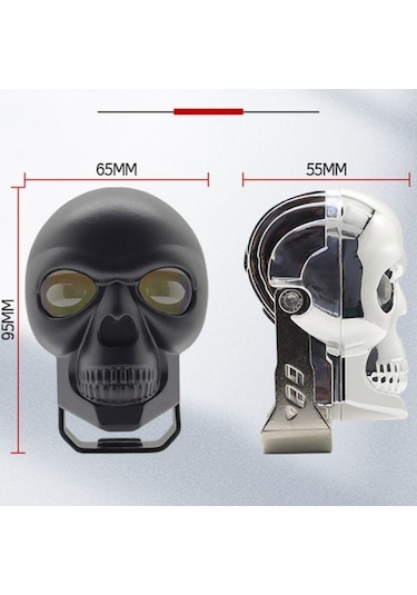 Skull Head Özel Tasarım Off Road Sis Lambası 1 Adet