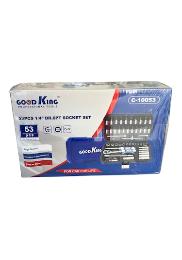 Good Kıng 53 Parça 1/4" Lokma Takımı Model No: C-10053