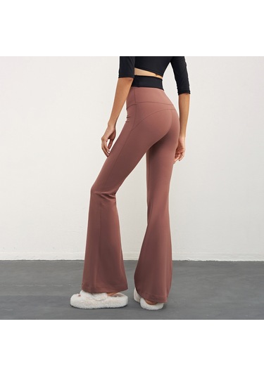 Butu Cx1597 Bootcut Nuls Free Yüksek Bel Genişletilmiş Egzersiz Yoga Taytı