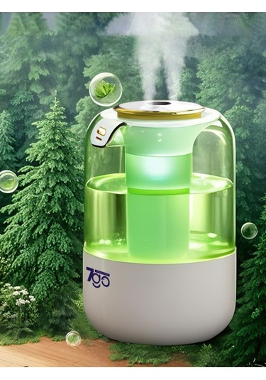 7go 7g-uhd1 Ultrasonik Çift Çıkışlı Hava Nemlendirici 2l Su Kapasiteli, Usb-c, Led Işıklı, Sessiz