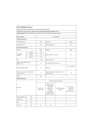 Dijitsu DBD200 TMF 204 LT Çift Kapılı Buzdolabı