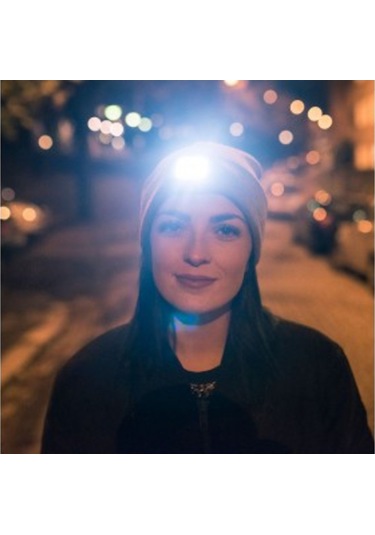 X-Cap-Yıkanabilir Led Lambalı Unisex Bere