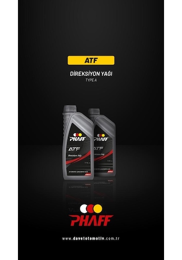 Phaff Atf Hıdrolık Dıreksıyon Yagı 900 Ml Kırmızı