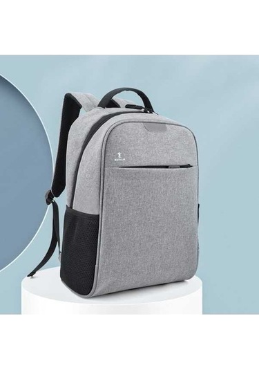 Willowhaven Orta Boy Gri Günlük Sırt Çantası Oxford Kumaş Gri
