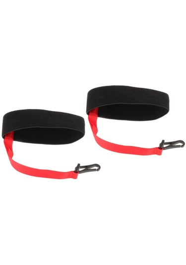 Dolıty 2 Adet Kayak Eldiveni Bilek Kayışı Yetişkin Kırmızı Kırmızı