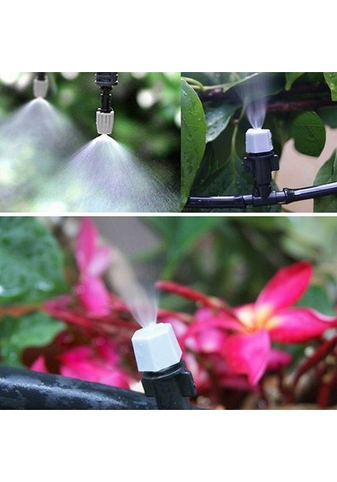 Trendooze Terası Sulama Su Sprinkler Soğutma Sistemi Sisleme Sisleme Mikro Hava Damlatma Başlıkları Bahçe 25m&30 Tn