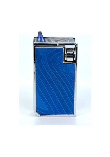 Parmida Çift Torch Puro Çakmağı - Lacivert/gümüş