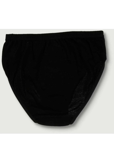 Bonbonetti Kadın Siyah 5'Li Paket Likralı Bato  Siyah Kadın Külot Siyah