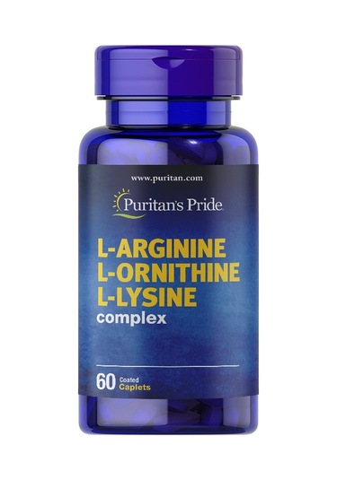 Puritan's Pride L-arginine L-ornithine L-lysine Complex 60 Tablet