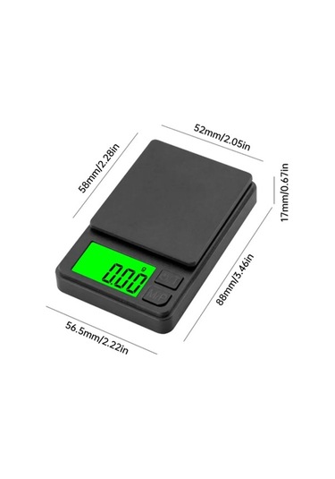 Wondernest Takı Ölçeği Lichen Hassas 500g 0.01g Elektronik Gram Terazi Fu Gümüş