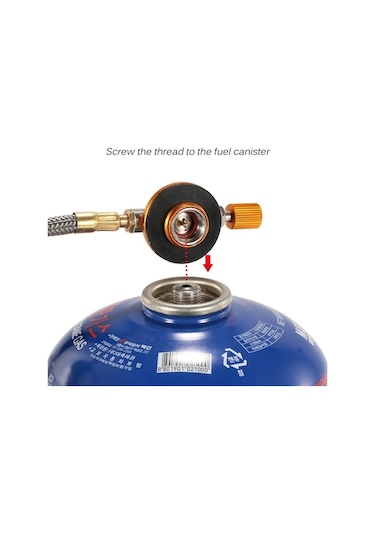 Ganzhoushop Sobası Soba Ocak Lixada Gaz Brülör Adaptör + Ju Gümüş