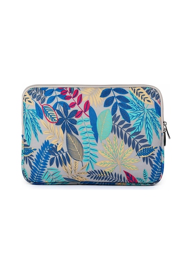 Cbtx Lisen 14" Desenli Fermuarlı Laptop Çantası 36.5 x 25.5 x 2 CM Gri Arka Plan