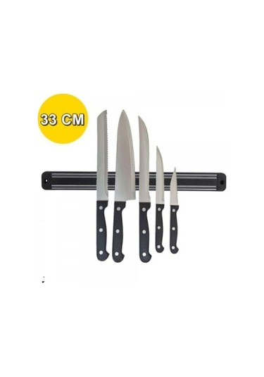 Mıknatıslı Bıçak Askısı Kepçe Tutucu Bıçak Tutucu Mıknatıs Askılığı 33 Cm Çok Renkli