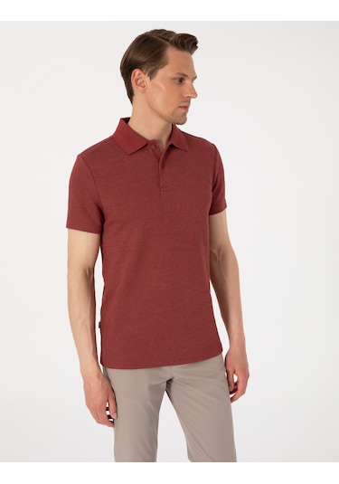 Pierre Cardin Erkek Nar Çiçeği Tişört 50310171-vr239 Nar Çiçeği