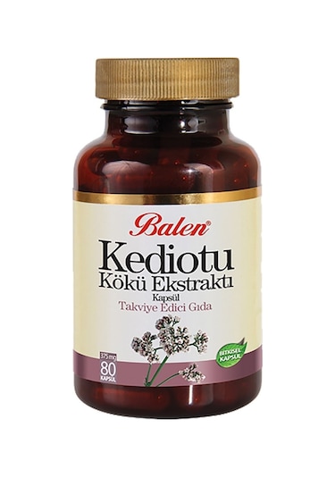 Balen Kediotu Kökü (Valerian Root) Ekstraktı Kapsül - 80 X 375 MG
