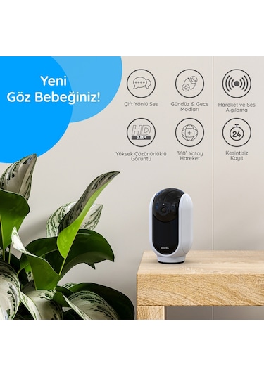 Bilicra Iris 3mp 360 Akıllı Kamera