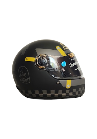 MT Jarama Zone C1 Şeffaf Vizörlü Kask Mat Siyah