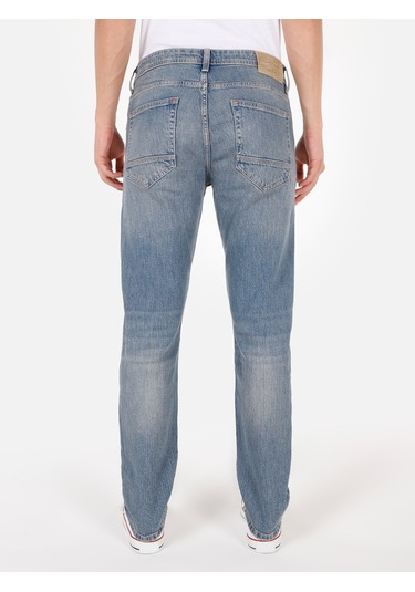 Colins 044 Karl Normal Kesim Düşük Bel Düz Paça Mavi Erkek Pantolon Cl1071559 Denim