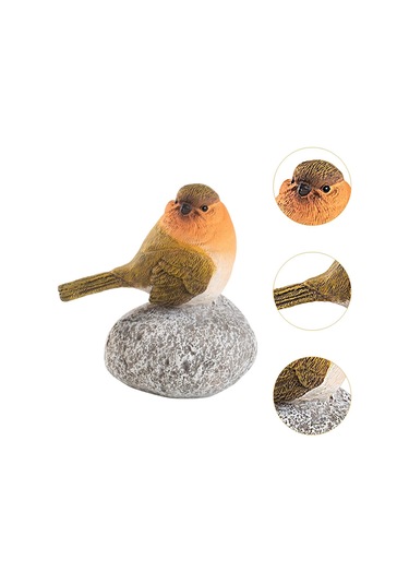 Suntek Kuş Heykeli Taş El Sanatları Reçine Heykel Dolap 85x55x10cm