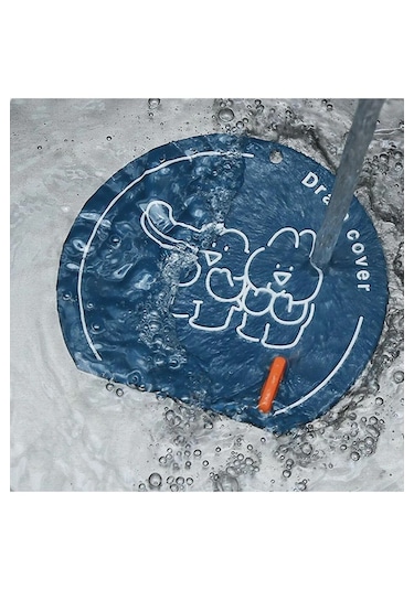 Banyo Ve Mutfak Lavabo Koku Önleyici Gider Koruyucu Silikon Mavi