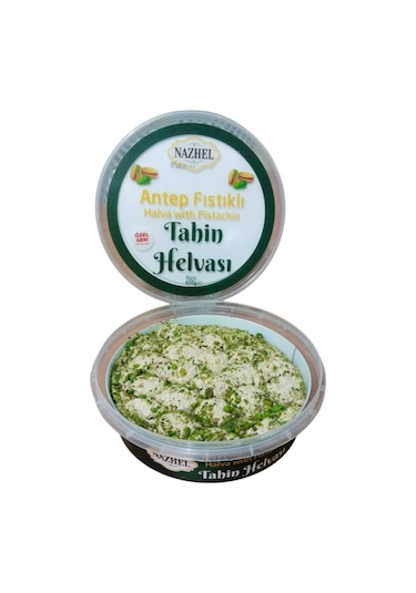 Nazhel Antep Fıstıklı Tahin Helvası 450 G
