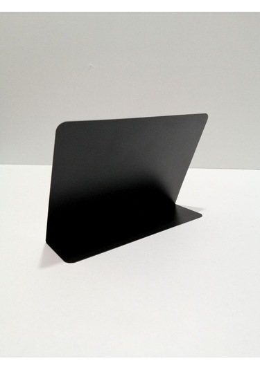 10 Ad Silinebilir Karatahta Siyah Etiket Stand İsimlik 14x10 Cm