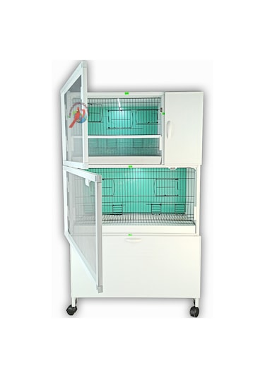 İstanbul Kafes Model 2Dys Pvc Kuş Dolabı