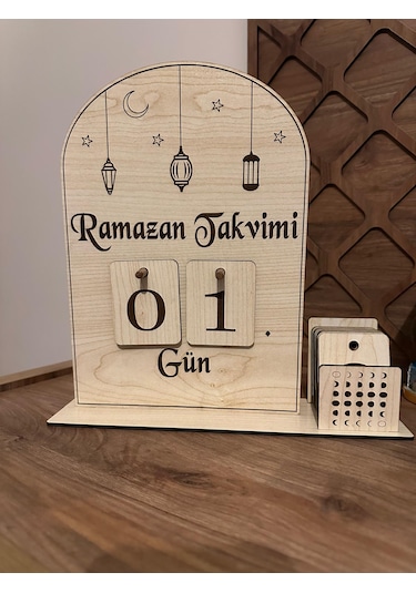Ahşap Ramazan Takvimi