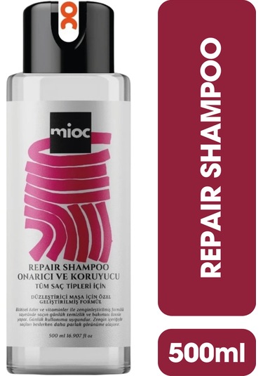 Mioc Kozmetik Repair Shampoo Onarıcı ve Koruyucu Şampuan 500 ML