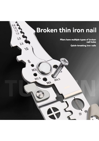 Tuosen Çok Fonksiyonlu Tel Soyma Elektrikçi Pense