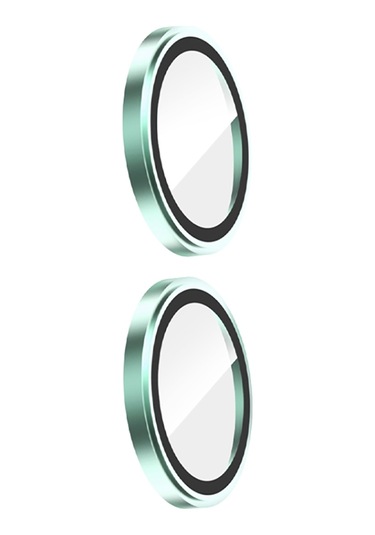 Novstrap İphone 16 / İphone 16 Plus İle Uyumlu Kamera Koruma Lens Koruyucu Cam Uygulama Aparatlı