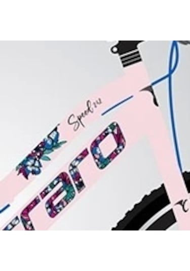 Carraro Speed 242 24 Jant 21 Vites 36 Cm V-fren Dağ Bisikleti-toz Pembe-mavi-fuşya-turkuaz Toz Pembe - Mavi - Fuşya