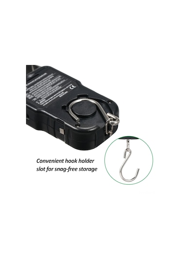 Konesam 50kg Taşınabilir Dijital Kanca Terazi - Balıkçılık, Seyahat Ve Alışveriş İçin Pratik Ölçüm Aleti