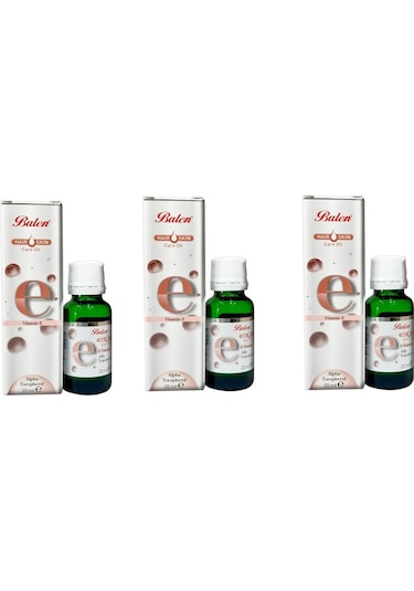 Balen E Vitamini Saç ve Cilt Bakım Yağı 3 x 20 ML