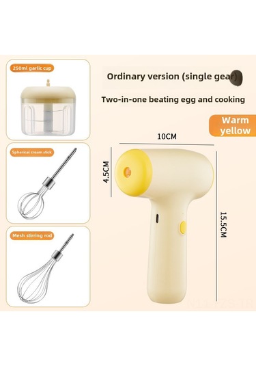 Fosenze Ev Kullanıma Mini Kablosuz Elektrikli Sarı Sarımsak Ezici Ve Antep Fıstığı Dövme Makinesi - Çift Fonksiyonlu Mutfak Aleti Diğer
