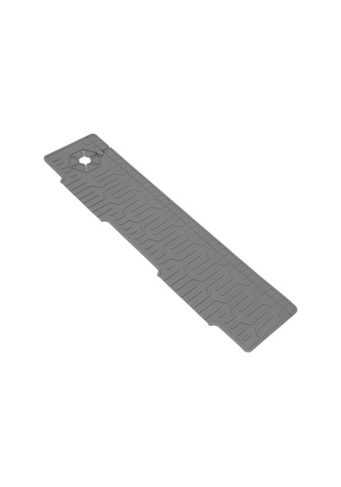 Vkemall 60cm Uzunluklu Silikon Lavabo Matı, Çift Taraflı Kullanım, Su Tükenmesini Engeller, Ev & Banyo İçin, Gri Gri