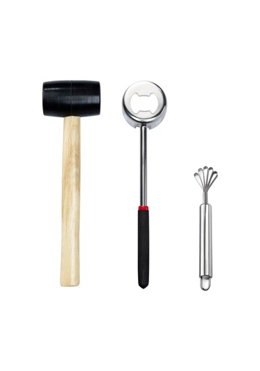 Soulader Hindistan Cevizi Kırma Aleti, Taze Hindistan Cevizi Açacağı, Pratik Ceviz Kıracağı, Sağlam Metal Hindistan Cevizi Kıracağı, Ev Tipi Diğer