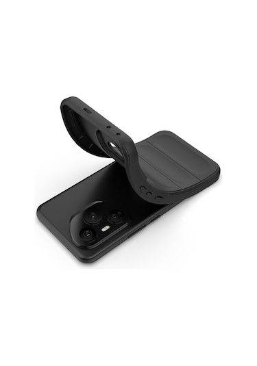 Kılıfist Honor 400 Pro Kılıf Esnek Tpu Oyuklu Arka Yüzey Tasarımlı Klfs Etnik Silikon Kapa Siyah